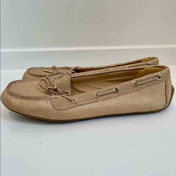 Talbots Gold Shimmery Flats 8.5 - Picture 6 of 6